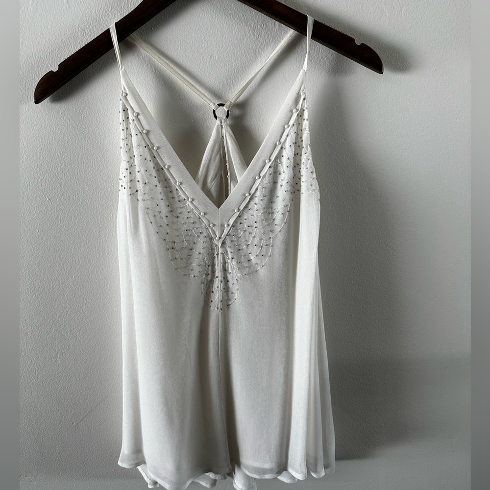 French Connection beaded detail Cami